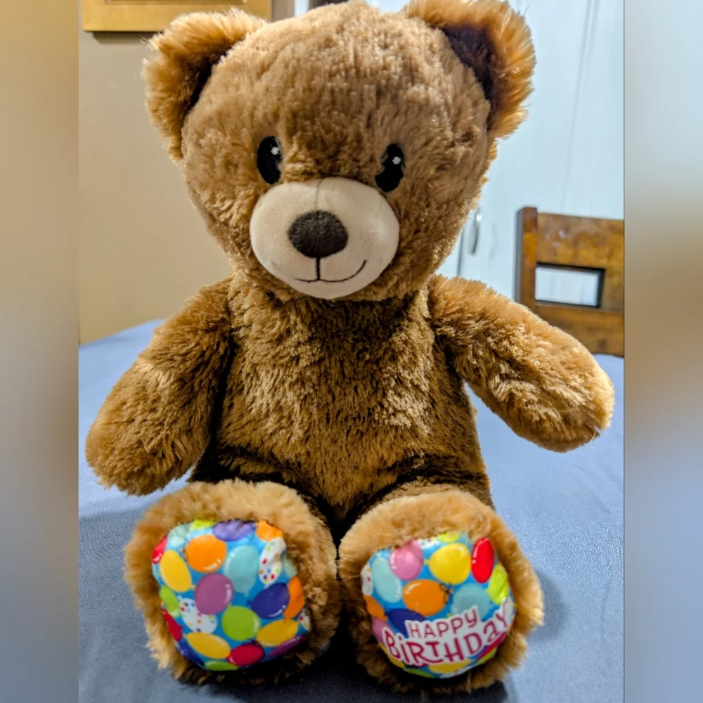 Singing Build A Bear Happy Birthday  Brown BAB‎ Plush